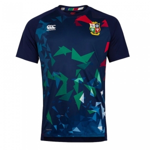 British And Irish Lions 2020 Mens Navy Graphic Rugby Jersey