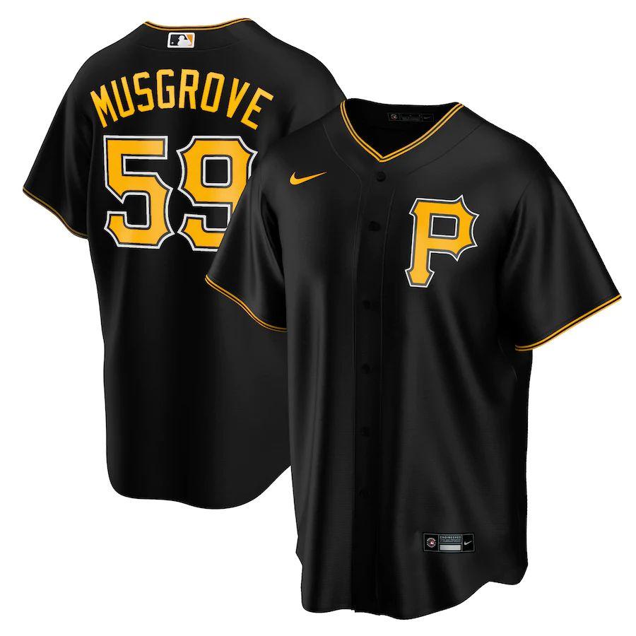 Youth Joe Musgrove Black Alternate 2020 Player Team Jersey