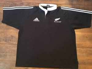 New Zealand 2003-2004 Men's Retro Home Rugby Jersey