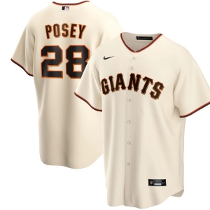 Youth Buster Posey Cream Home 2020 Player Team Jersey