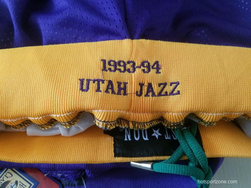 Utah 1993-94 Throwback Classics Basketball Club Shorts