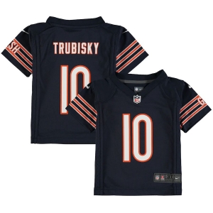 Toddler Mitchell Trubisky Navy Player Limited Team Jersey