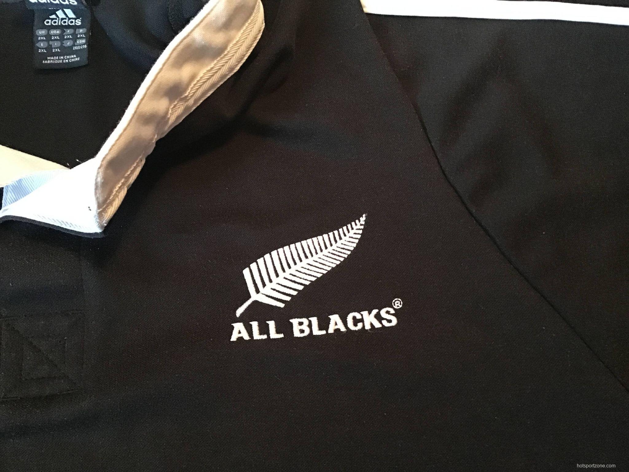 New Zealand 2003-2004 Men's Retro Home Rugby Jersey