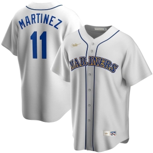 Men's Edgar Martinez White Home Cooperstown Collection Player Team Jersey