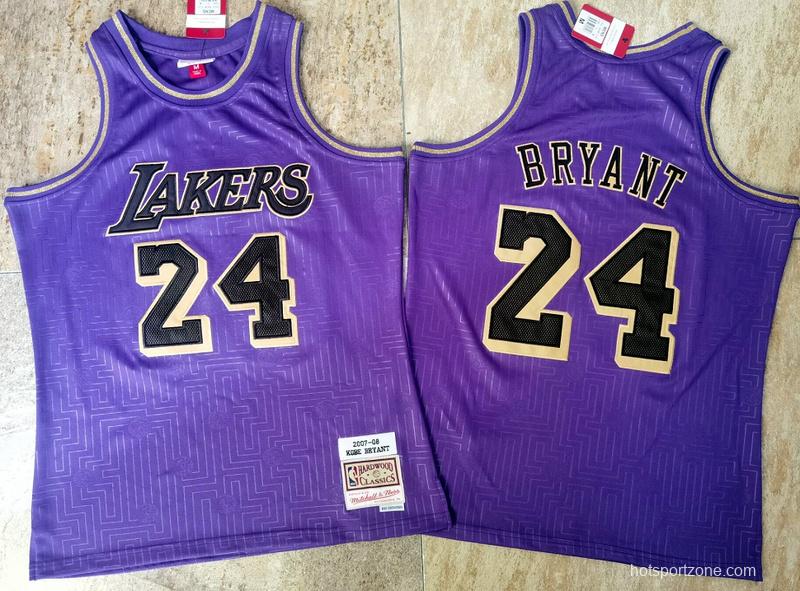 Men's Kobe Bryant Purple Retro Classic Team Jersey