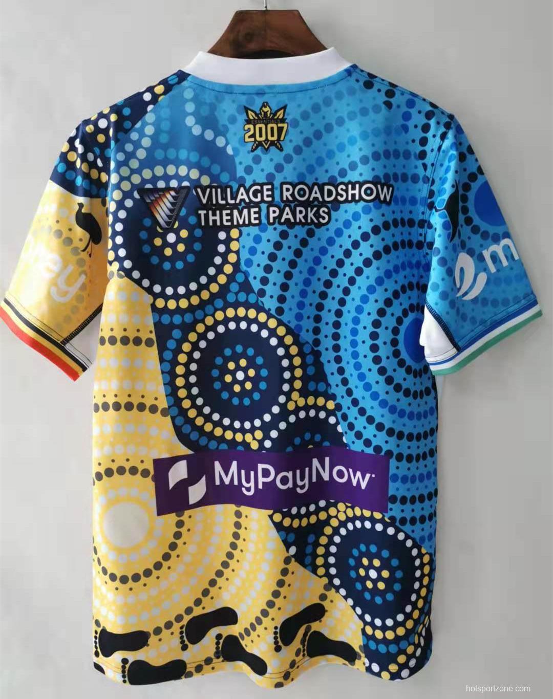 Gold Coast Titans 2021 Mens Indigenous Rugby Jersey