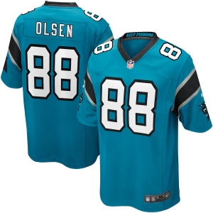 Youth Greg Olsen Panther Blue Alternate Player Limited Team Jersey