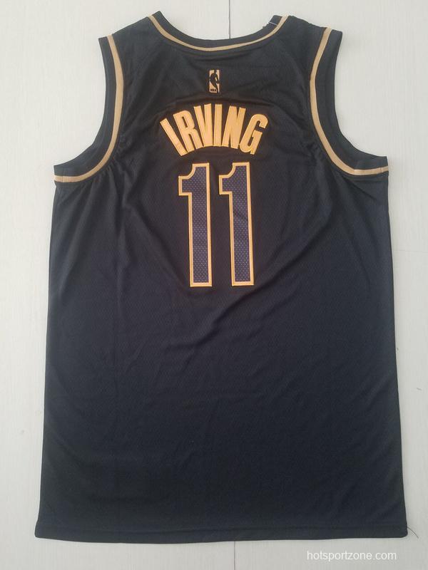 Kyrie Irving 11 Black Golden Edition Jersey