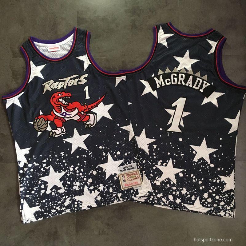 Men's Tracy McGrady Black Retro Classic Team Jersey