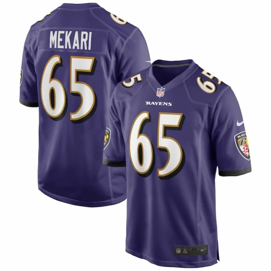 Men's Patrick Mekari Purple Player Limited Team Jersey