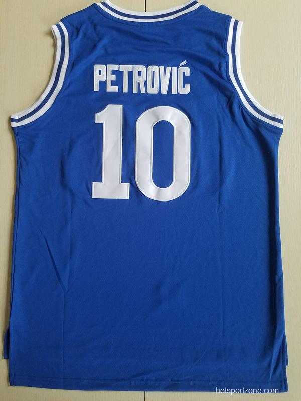Drazen Petrovic 10 Cibona Zagreb Basketball Jersey