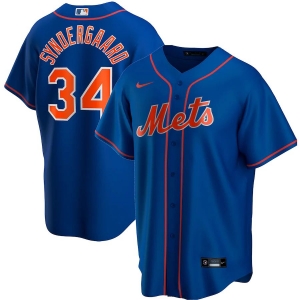 Youth Noah Syndergaard Royal Alternate Home 2020 Player Team Jersey