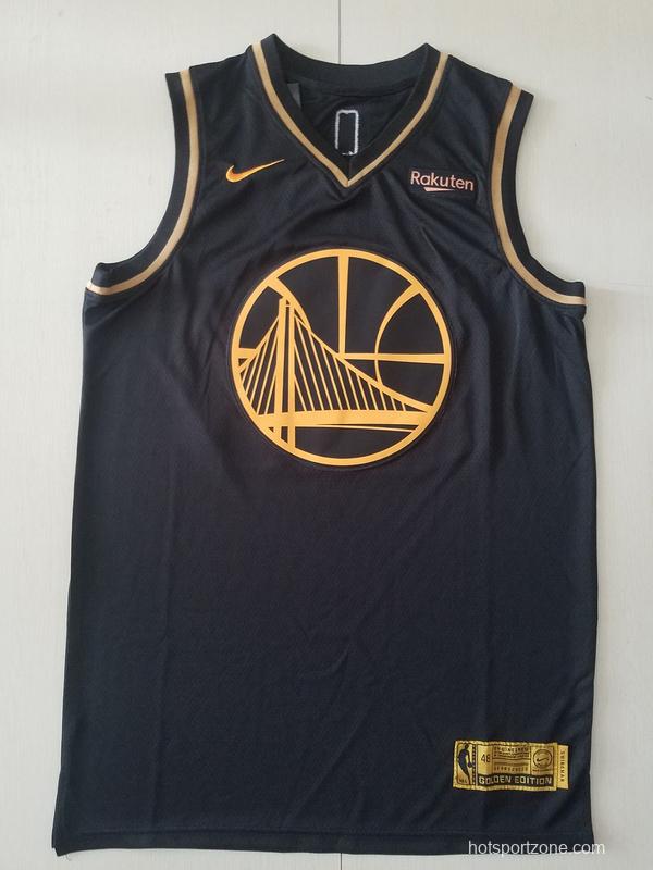 Stephen Curry 30 Black Golden Edition Jersey