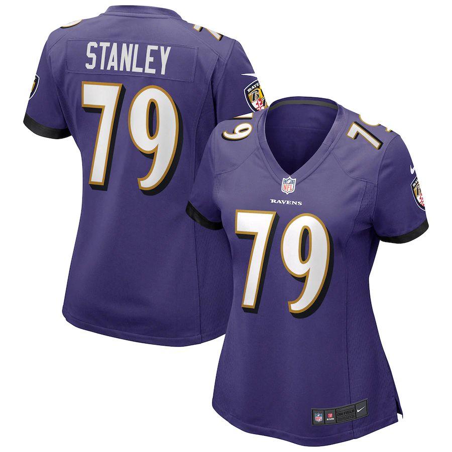 Women's Ronnie Stanley Purple Player Limited Team Jersey