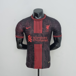 22/23 player version Liverpool training suit red black