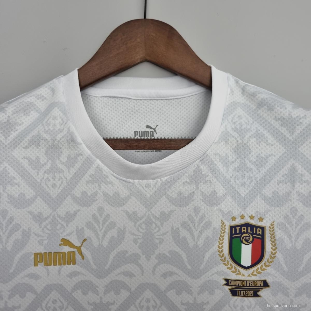 2022 Italian Euro Championship Special Edition White White Soccer Jersey