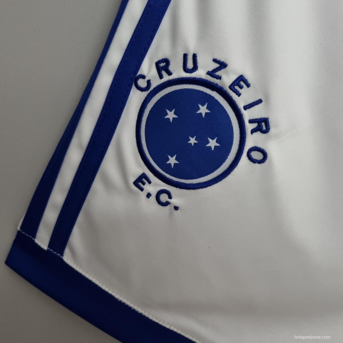 22/23 Cruzeiro Home Shorts Soccer Jersey