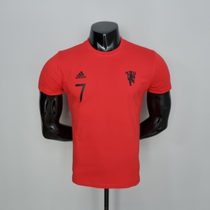 Mens Adidas Manchester United Ronaldo 7 Red T-shirts #K000157