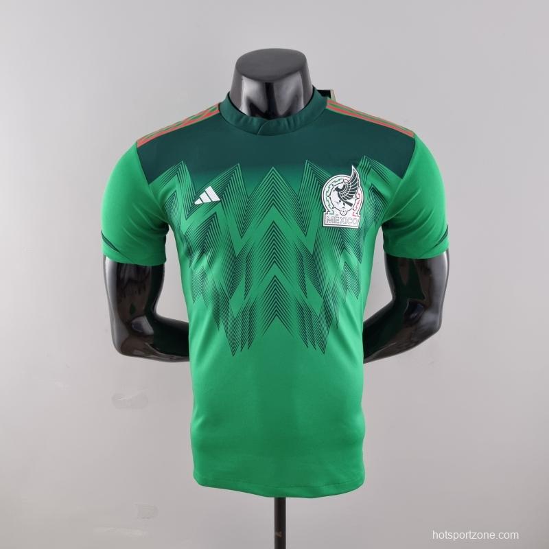 Player Version 2022 Mexico Home Soccer Jersey