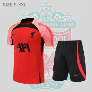 22/23 Liverpool Training Jersey Short Sleeve Kit Red