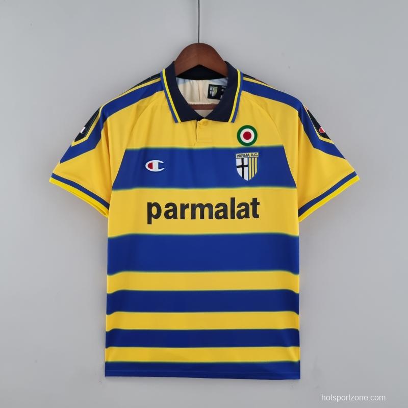 Retro Parma 99/00 Home Soccer Jersey