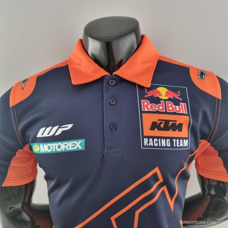 2022 F1 Formula One; KTM Polo Blue Orange