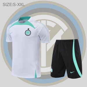 22/23 Inter Milan Training Wear Short Sleeve Kit White