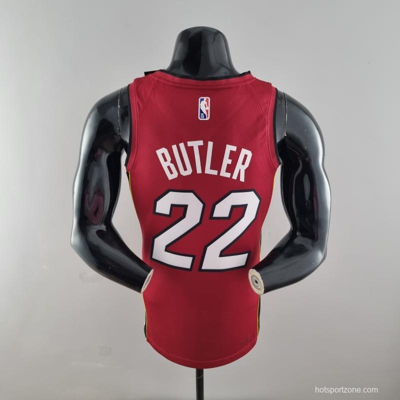 75th Anniversary Miami Heat Jordan BUTLER#22 Burgundy NBA Jersey