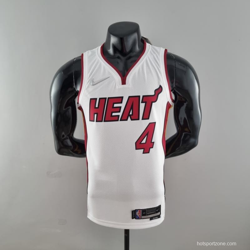 75th Anniversary Miami Heat OLADIPO#4 White NBA Jersey