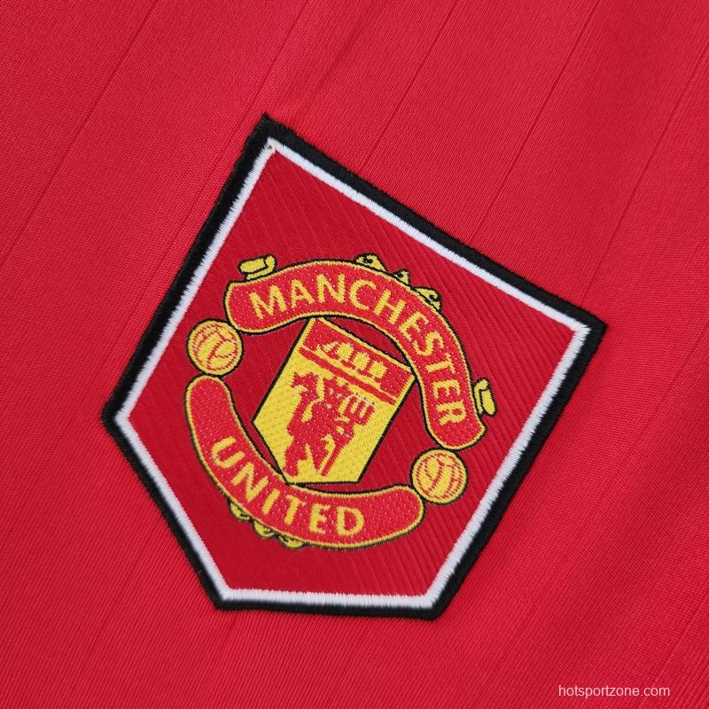 22/23 Women Manchester United Home  Soccer Jersey