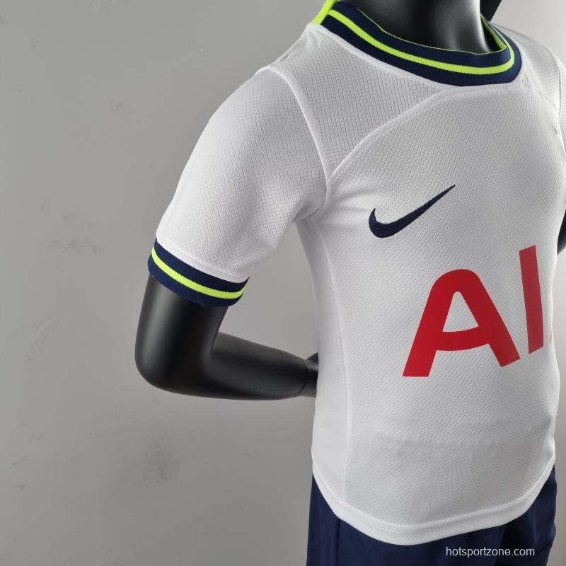 22/23 Kids Kit Tottenham Hotspur Home 16-28 Soccer Jersey