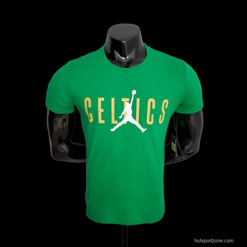 2022 NBA Celtics Green T-shirts #0041