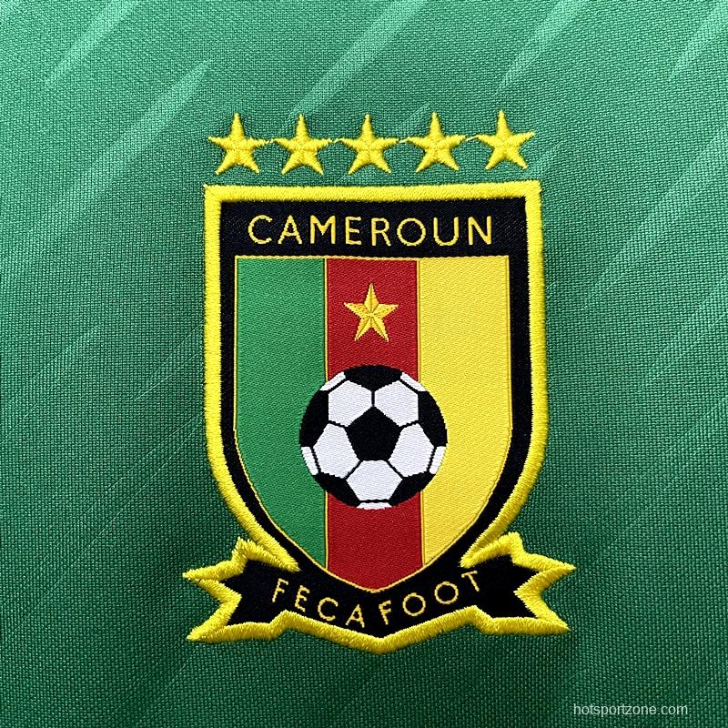 2022 Cameroon Home  Soccer Jersey