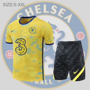 22/23 Chelsea Training Jersey Short Sleeve Kit Yellow