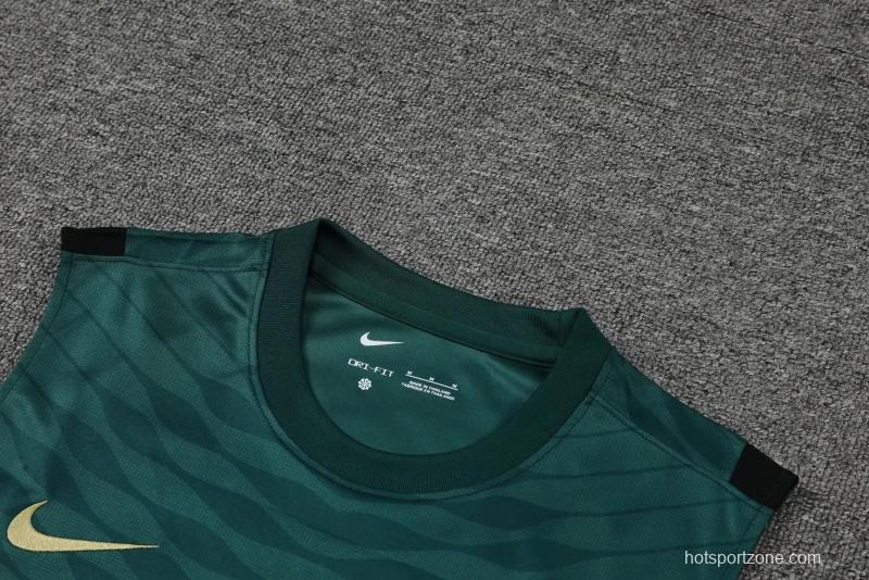 22/23 Liverpool Dark Green Pre-match Training Jersey Vest