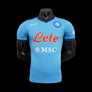 Player Version 21/22 Napoli Home Soccer Jersey