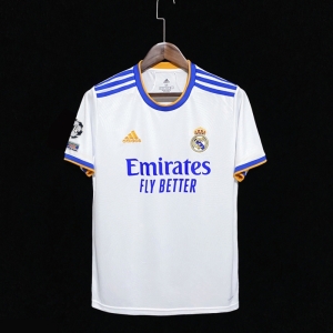 21/22 Real Madrid Home Champions League Soccer Jersey