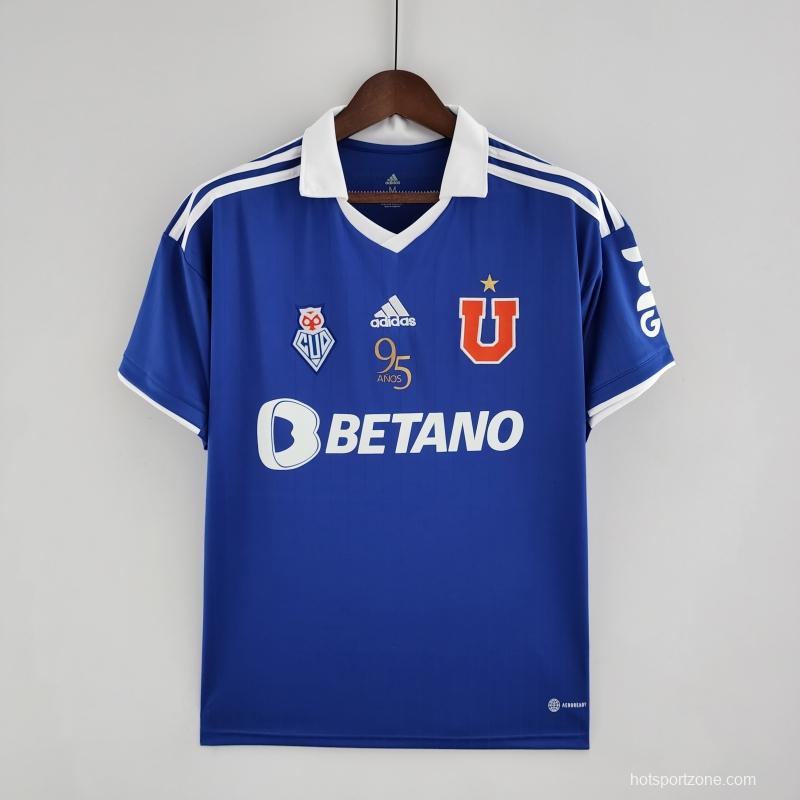 2022 Universidad De Chile 95th Anniversary Edition Blue