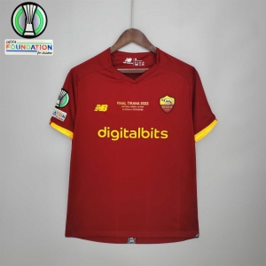 21 22 Roma Home Conference Final Match Soccer Jersey