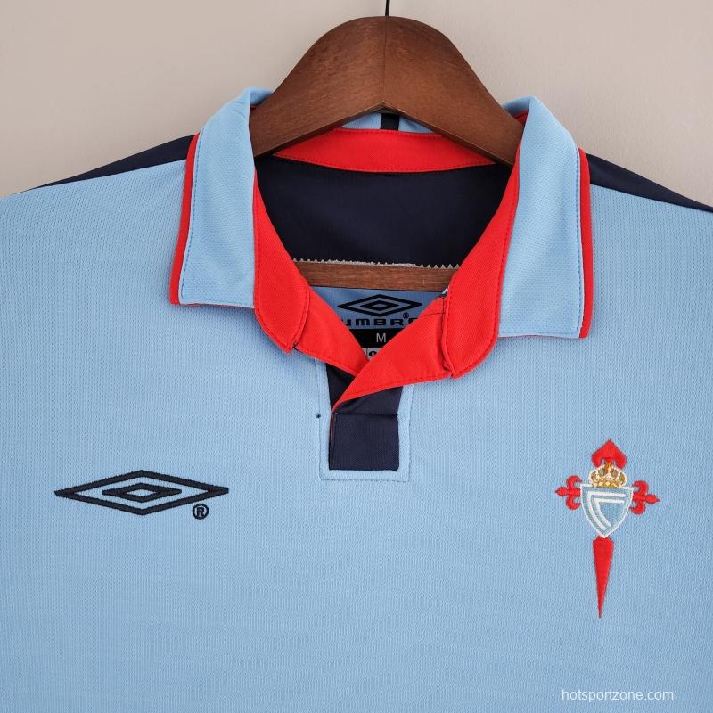 Retro 02/04 Celta Home Soccer Jersey