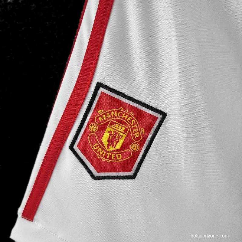 22/23 Manchester United Home Shorts