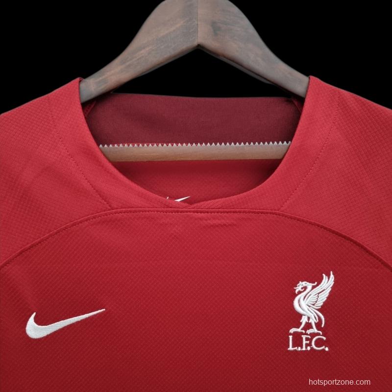 22/23 Women Liverpool Home Soccer Jersey