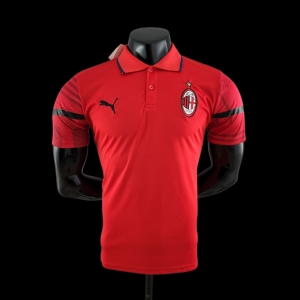 22/23 POLO AC Milan Red Jersey