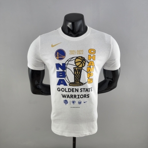 NBA Golden State Warriors Championships White T-shirts#K000183