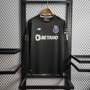 22/23 FC Porto Goalkeeper Black Long Sleeve Jersey