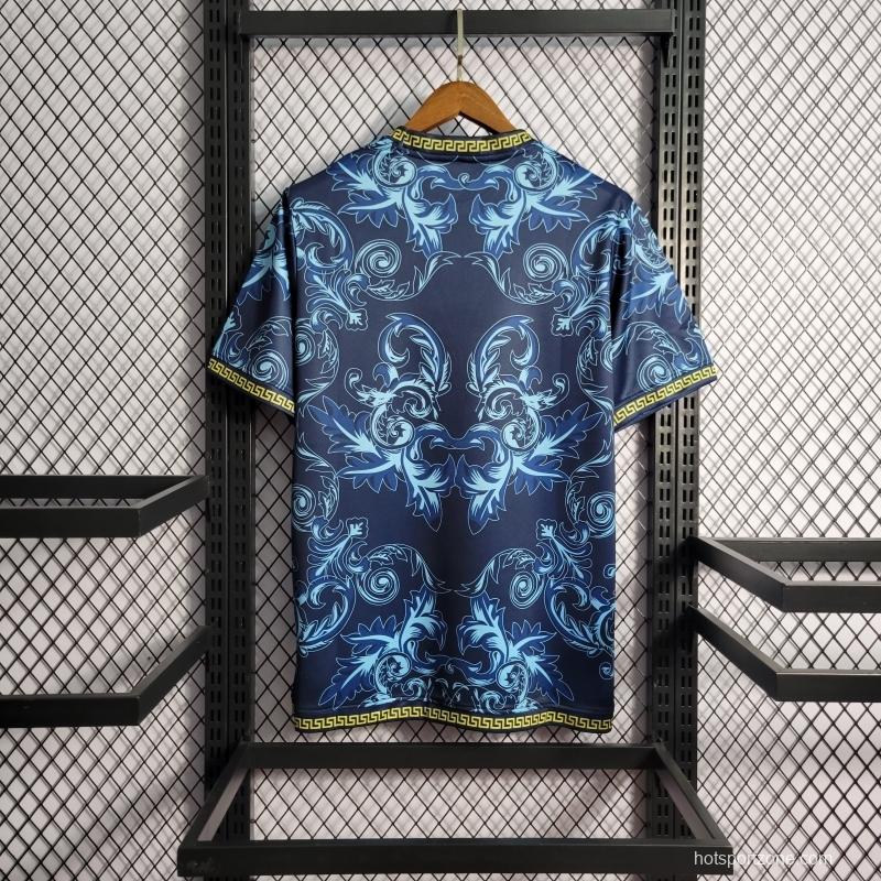 22/23 Italy X Versace Edition Blue Jersey
