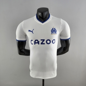 Player Version 22/23 Marseille Home Soccer Jersey