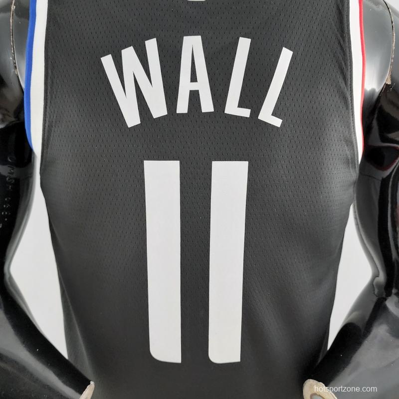 WALL#11 Los Angeles Clippers Black NBA Jersey