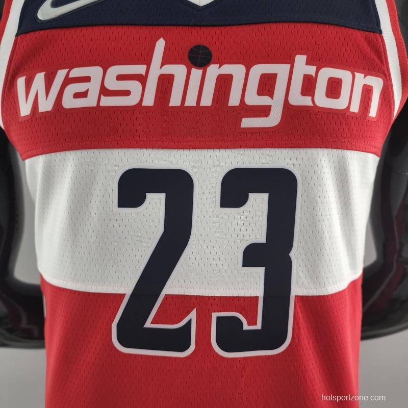 75th Anniversary JORDAN #23 Wizards Red, White And Blue NBA Jersey