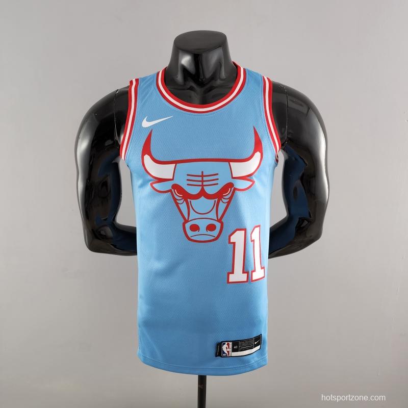 Chicago Bulls DeROZAN #11 Blue NBA Jersey